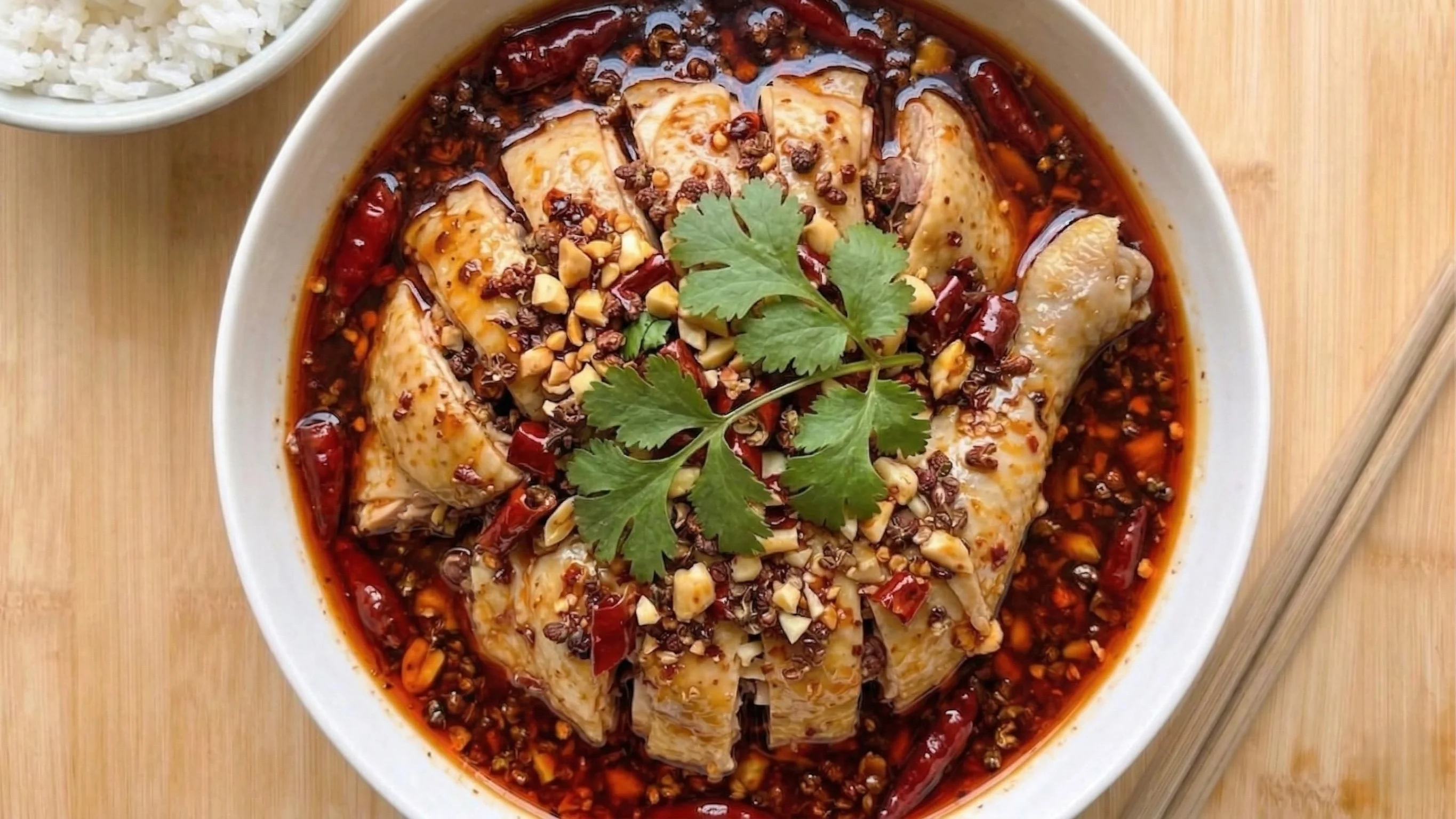 Drooling Chicken (口水鸡) at Spicy Wok Szechuan Cuisine in Ranchlands, Calgary NW